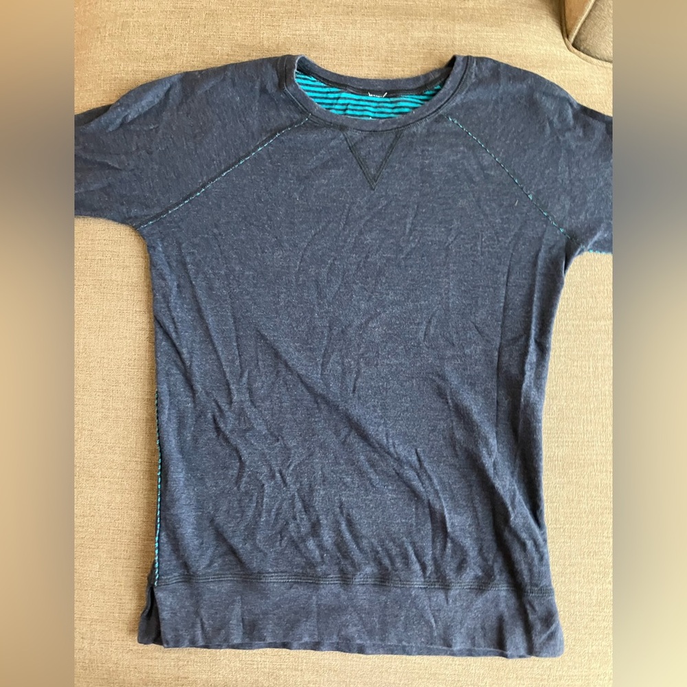 Lululemon Athletica Navy Long Sleeve Tee VINTAGE, Y2K